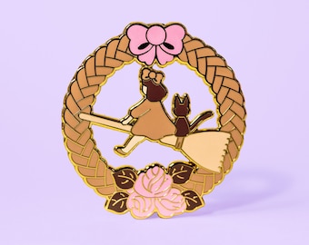 Bread Witch 2” Gold Plated Enamel Pin
