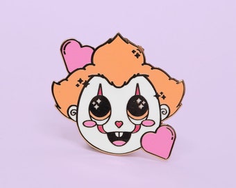 Dancing Clown - Rose Gold Hard Enamel Pin