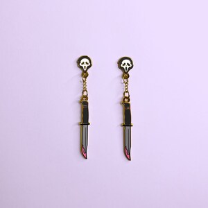 Scary Movie Earrings - Classic Variant