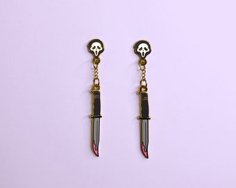 Scary Movie Earrings - Classic Variant