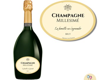 Etiquettes Champagne Etsy