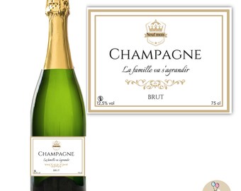 Etiquette Champagne Etsy Etiquette Champagne Etsy