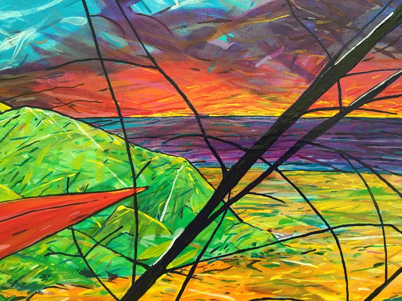 The Monk Painting by David Lee Hartle 2014