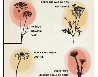 Flowers for a Revolution Print