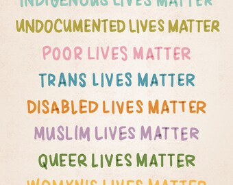 Your Life Matters Print