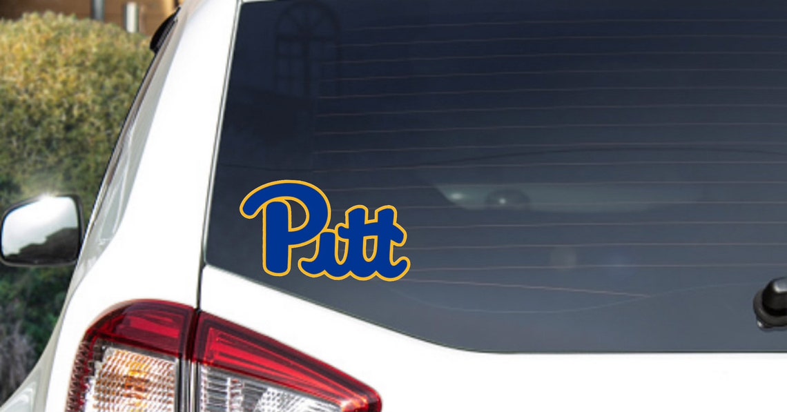 Pitt University of Pittsburgh Sticker/Car Decal Etsy