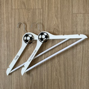 Football - Personalised Coat Hanger - football gift boys, football gift girls, football kit