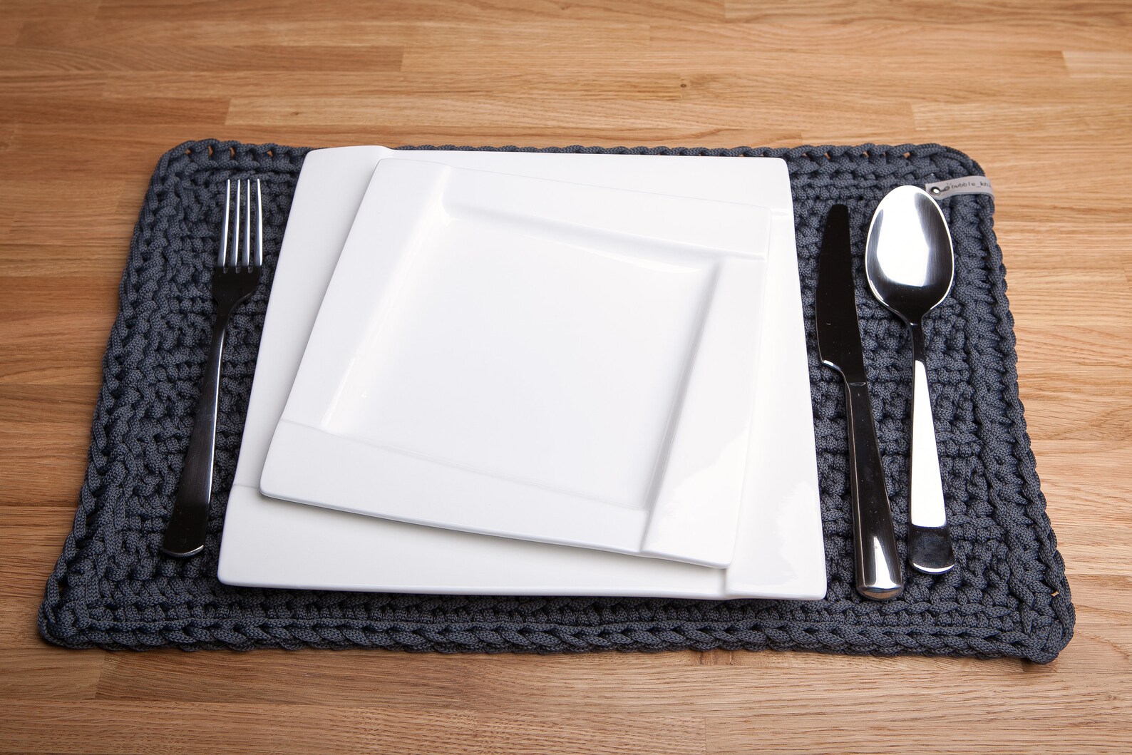 Rectangle placemats set. Handwoven placemat set. Original Etsy