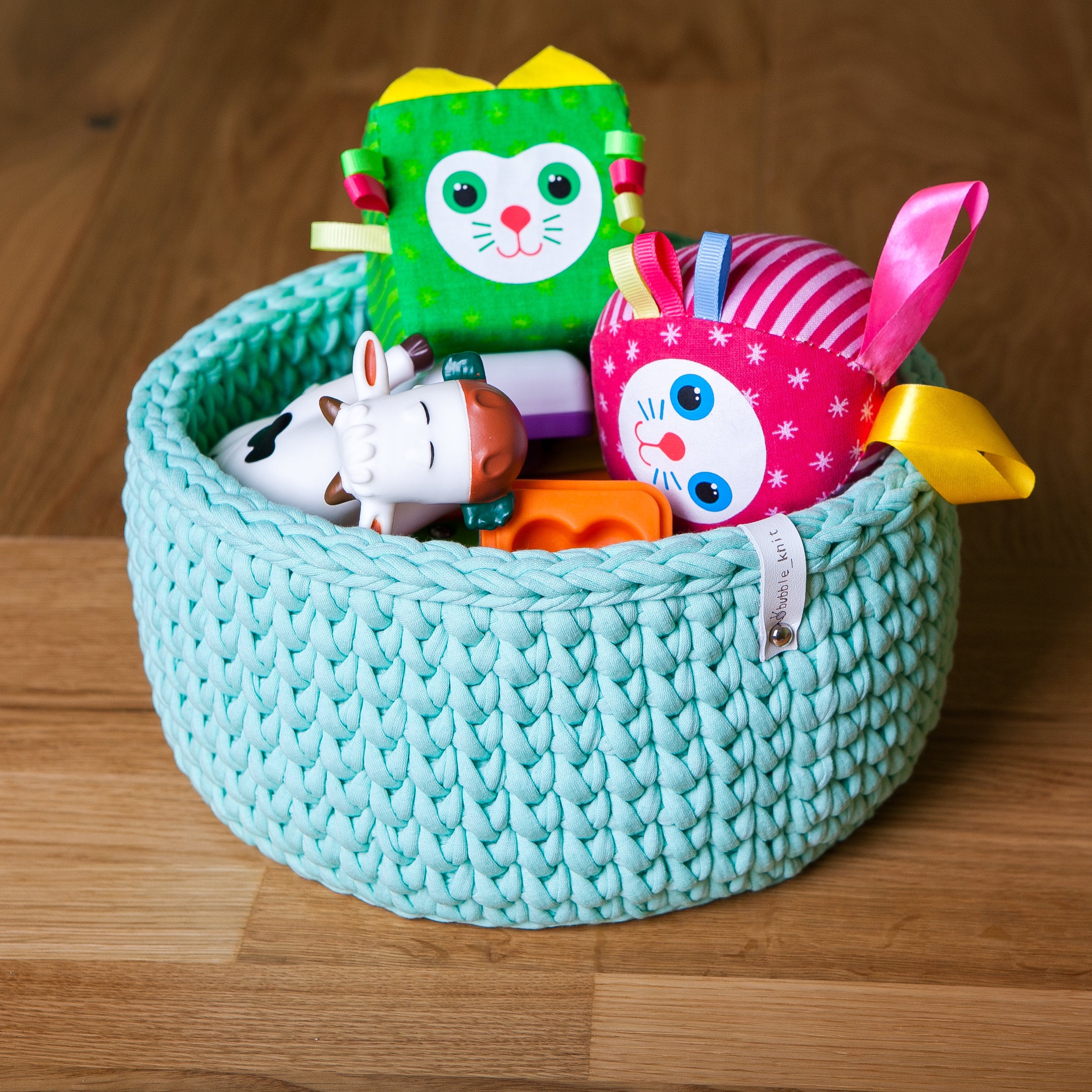 SHENGBEIDZ Personalisierter Spielzeugkorb - Aufbewahrung Für Haustiere & Kinder