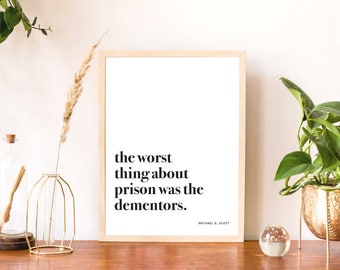 The Office - Michael Scott Poster, "Dementores"