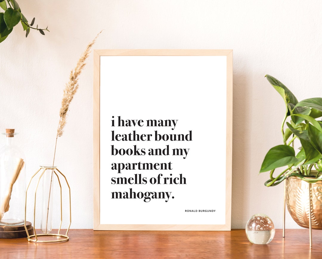 Anchorman Ron Burgundy Poster, 
