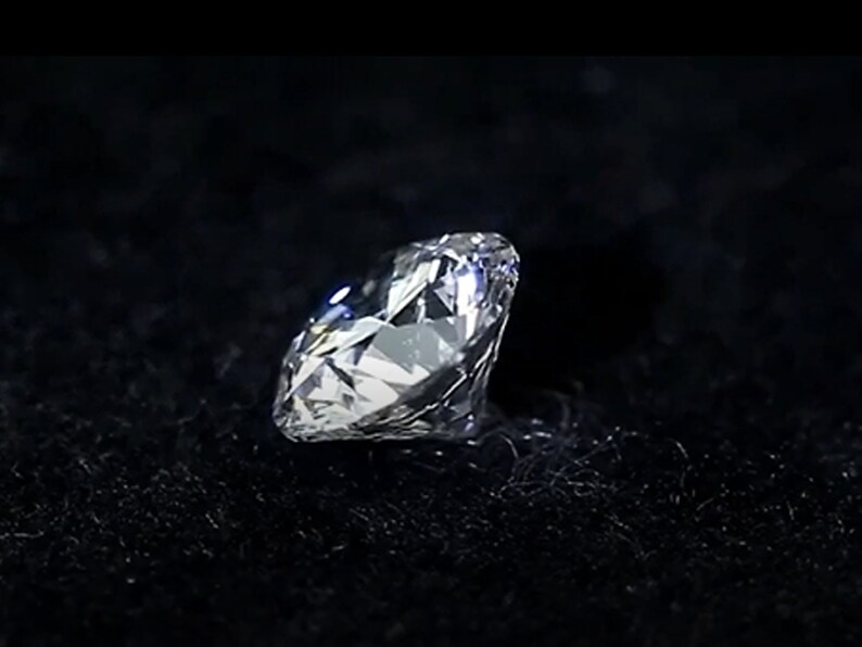 Round Loose Moissanite Stone 6.5mm VVS1 Quality Moissanite Etsy