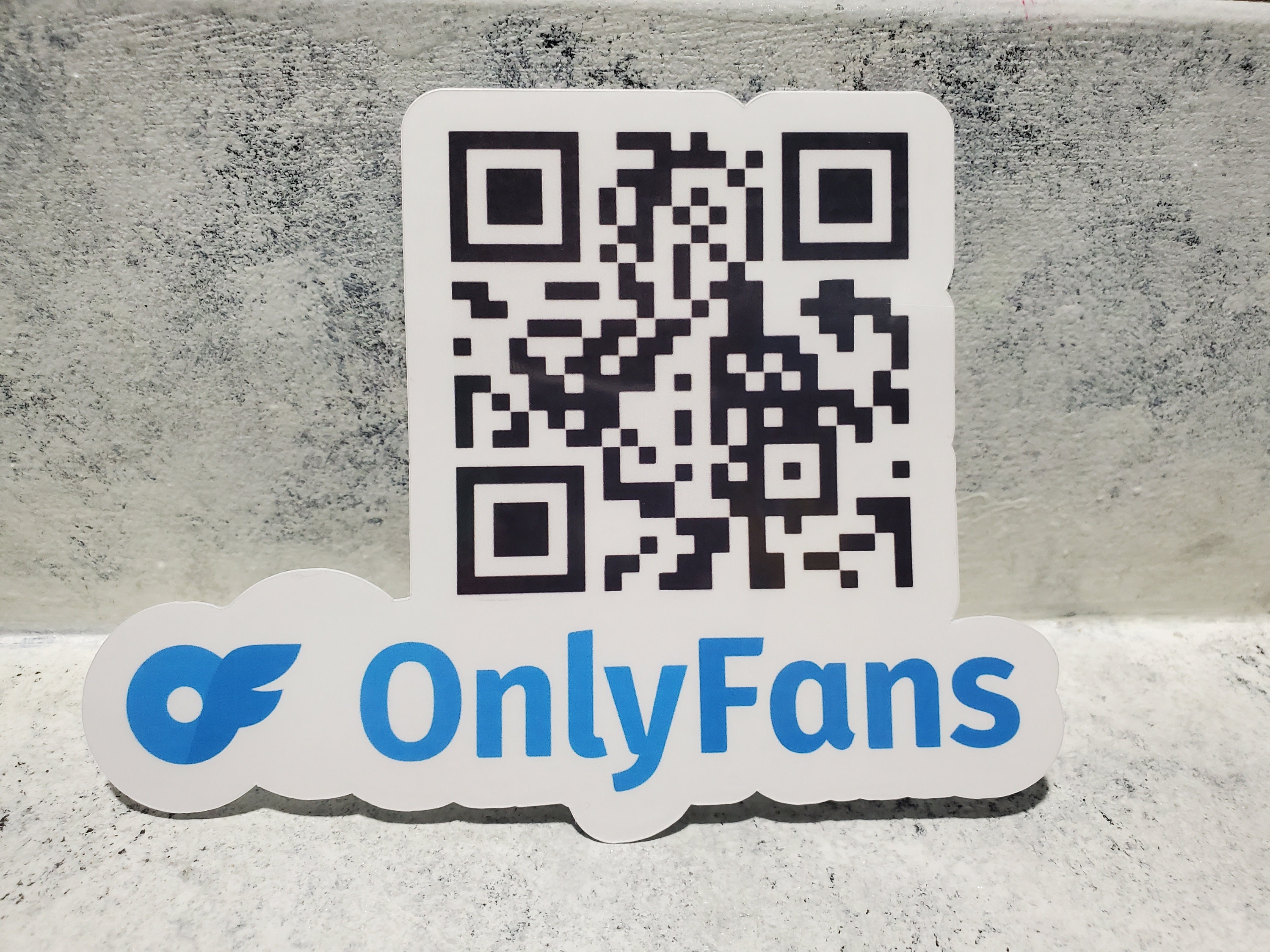 Rick Roll QR Code - Check Out My Onlyfans - Rick Astley - Sticker