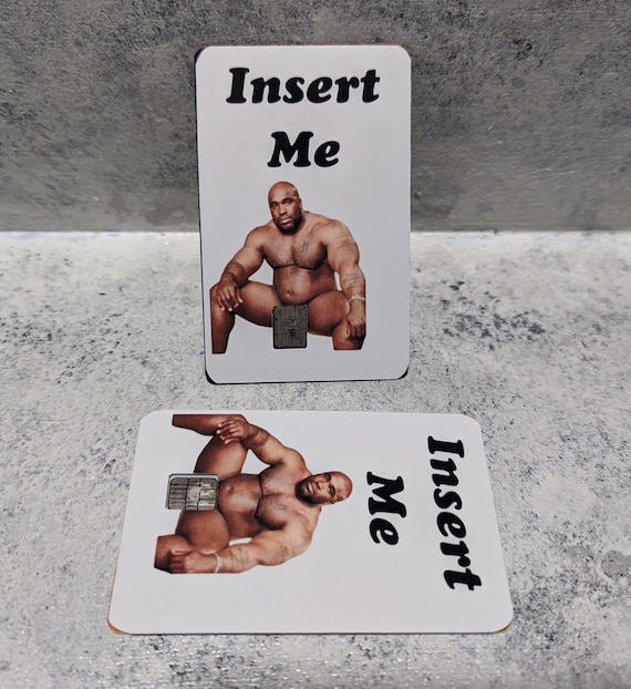2PCS - Julius Terry Hates Chris/Barry Wood/Tiger/Make me pay/Debit/Credit Card Sticker Cover - Small Chip