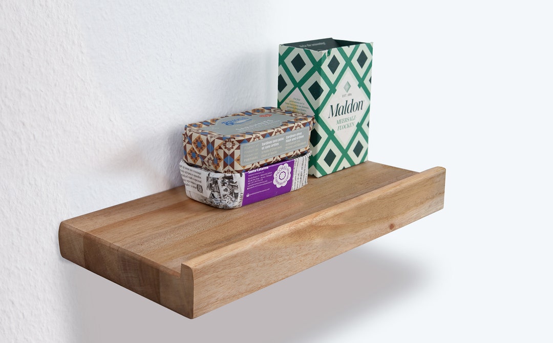 Real Wood Floating Shelf Large Wall Shelf Wall Board Real Wood