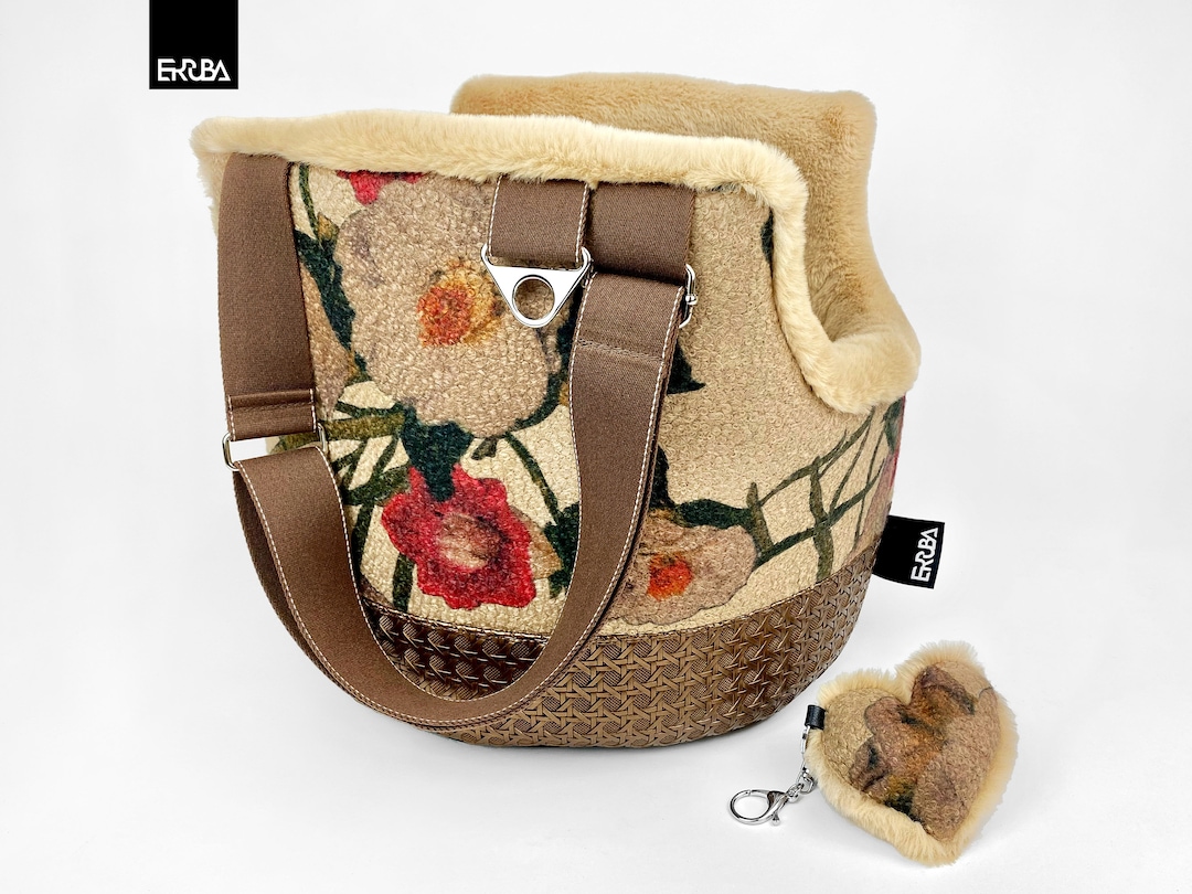Small Dog Carrier Handbag, Luxury Pet Carrier Purse, Designer Dog