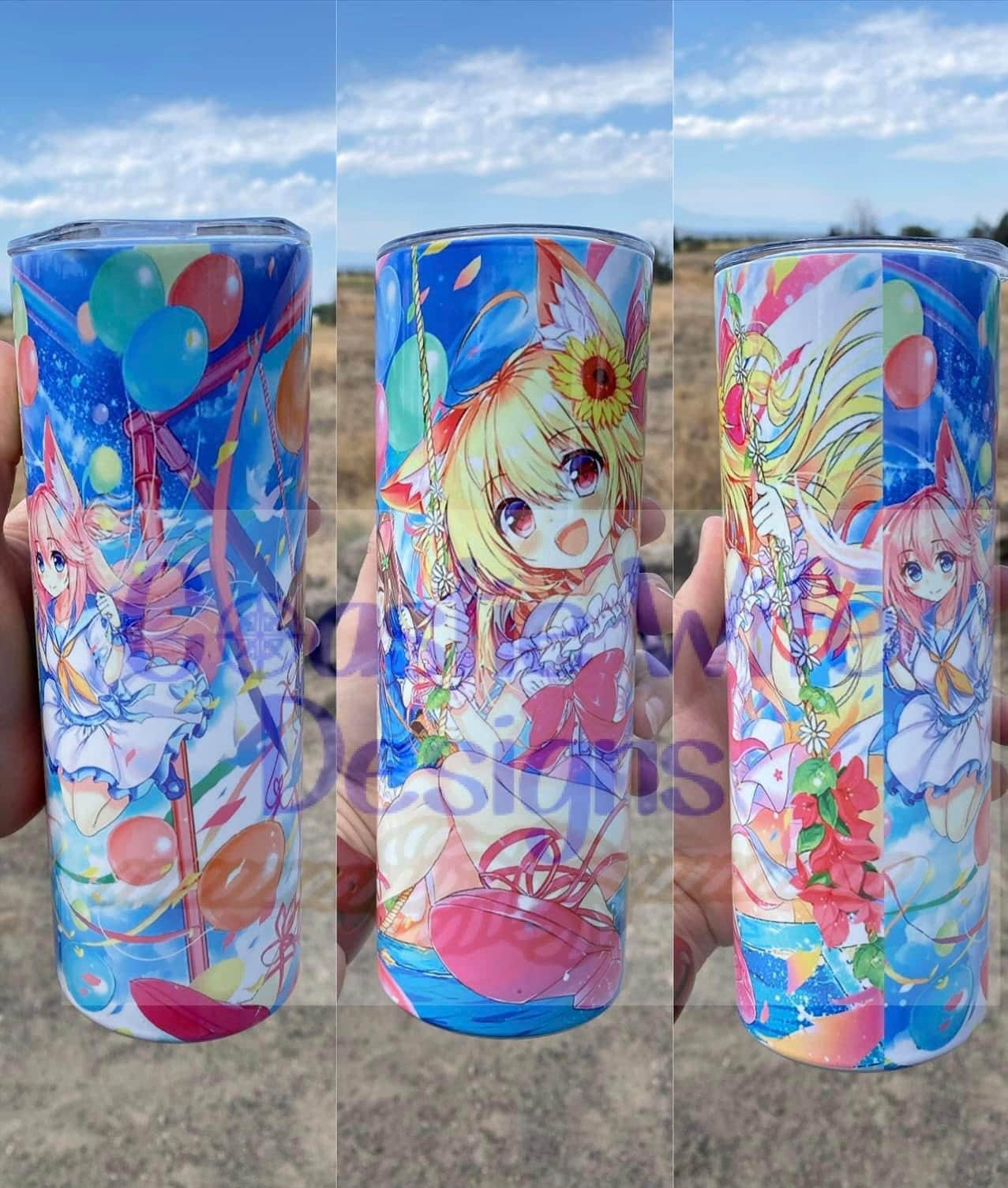 Premium anime thermos cup For Heat And Cold Preservation 