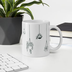 Hanging Plant Mug/Cup Mother's day Gift Plant Lover Gift image 1