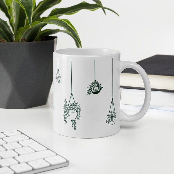 Hanging Plant Mug/Cup | Mother's day Gift | Plant Lover Gift
