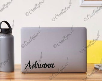 Personalized Name Decal for laptop | Name Sticker | Vinyl Decal/Sticker