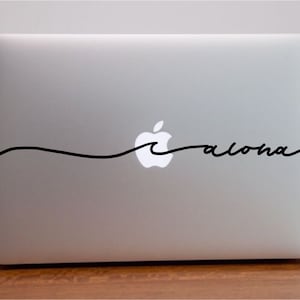 Aloha Wave Decal for laptop, iPad, chromebook | Car or Truck decal | Flask or Waterbottle Sticker | Cell Phone sticker | Vinyl Decal