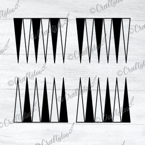 Backgammon Decal | Game Decal for table | Vinyl Decal/Sticker