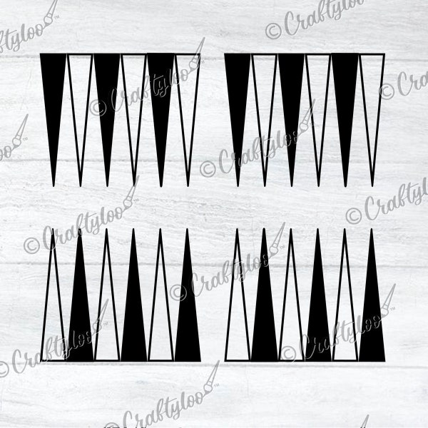 Backgammon Decal | Game Decal for table | Vinyl Decal/Sticker
