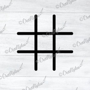 Tic-Tac-Toe Decal | Vinyl Decal/Sticker