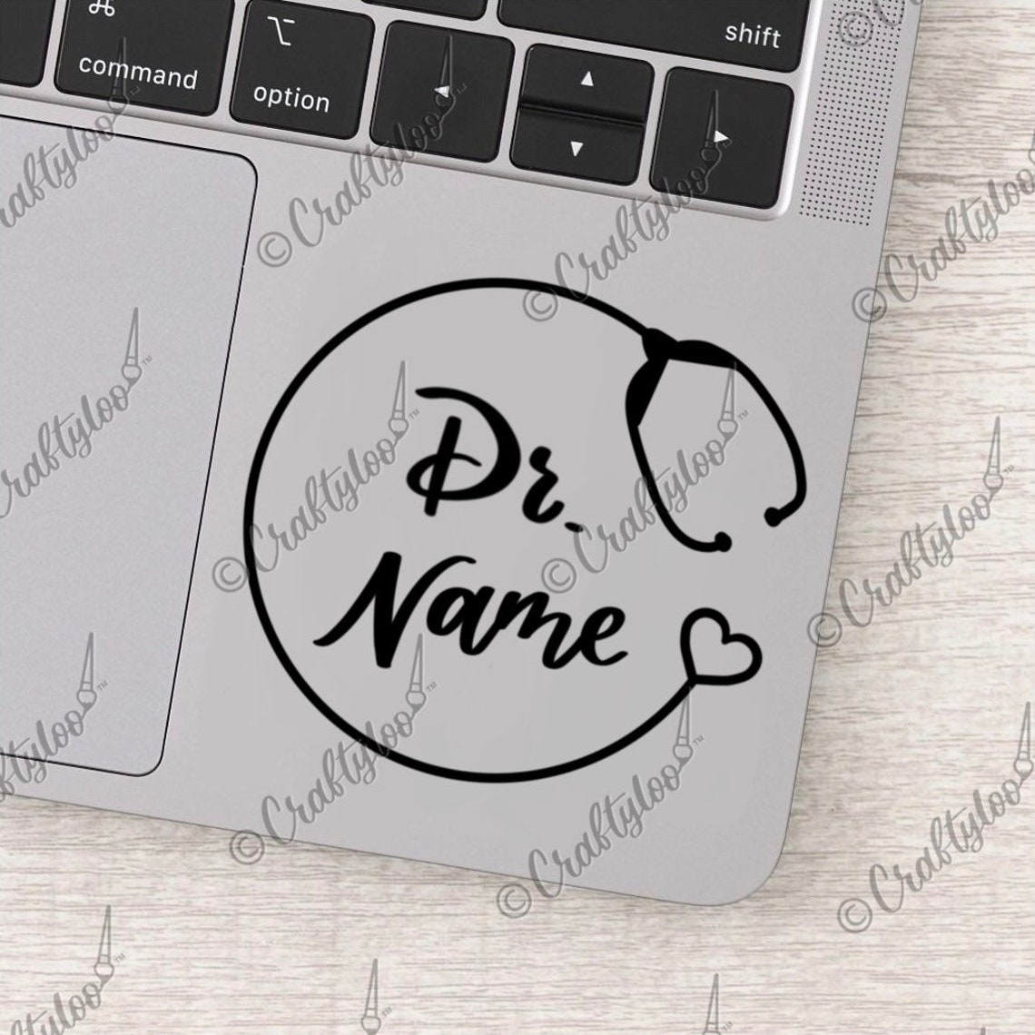 Customizable Stethoscope Name Decal/sticker for Nurses Etsy