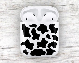 Calcomanía de impresión de vaca para AirPod 1 o 2 caso / Impresión de vaca a juego para móvil / teléfono celular / Hoja de pegatinas de impresión de vaca