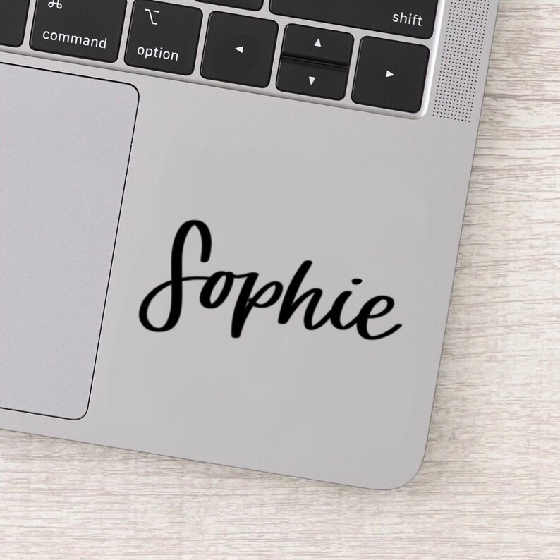 Personalized Name Decal for laptop Name Sticker Vinyl Etsy 日本