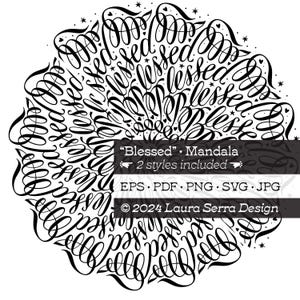 Mandala Benedetto (file vettoriale)