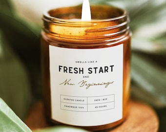 Smells Like a Fresh Start, New Job, Farewell Gift, Boss Leaving Gift, Coworker Leaving, Moving Away Gift, Breakup Care Package, Work Bestie