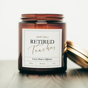 Smells Like Retired Teacher, Retirement Gift, Personalized Gift, Difference Maker, Mentor Gift, Nurse Preceptor Gift, Boss Leaving Gift