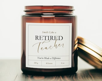 Ruikt naar gepensioneerde leraar, pensioencadeau, gepersonaliseerd cadeau, verschilmaker, mentorcadeau, cadeau verpleegkundige leraar, cadeau baas vertrek