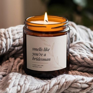 Kaars bruidsman, geen branding op kaars, voorstel bruidsman, man van eer, man van eer, cadeaus bruidsfeest, voorstel stalknecht, cadeaus huwelijksfeest