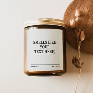 Custom Candle, Smells Like Candle, Soy Candle, Funny Gifts, Private Label, Custom Logo, Bulk Candles, Wholesale, Funny Candles Birthday Gift