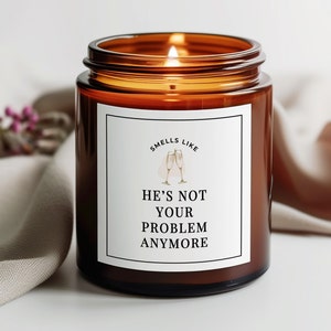 Breakup Candle, Divorce Gift, Narcissist, Gift for Best Friend, Funny Divorce, Cheer Up Gift, Funny Gifts, Breakup Care Package