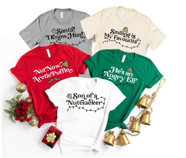 Buddy the Elf Shirts Elf Movie Quote Cotton Headed Etsy UK