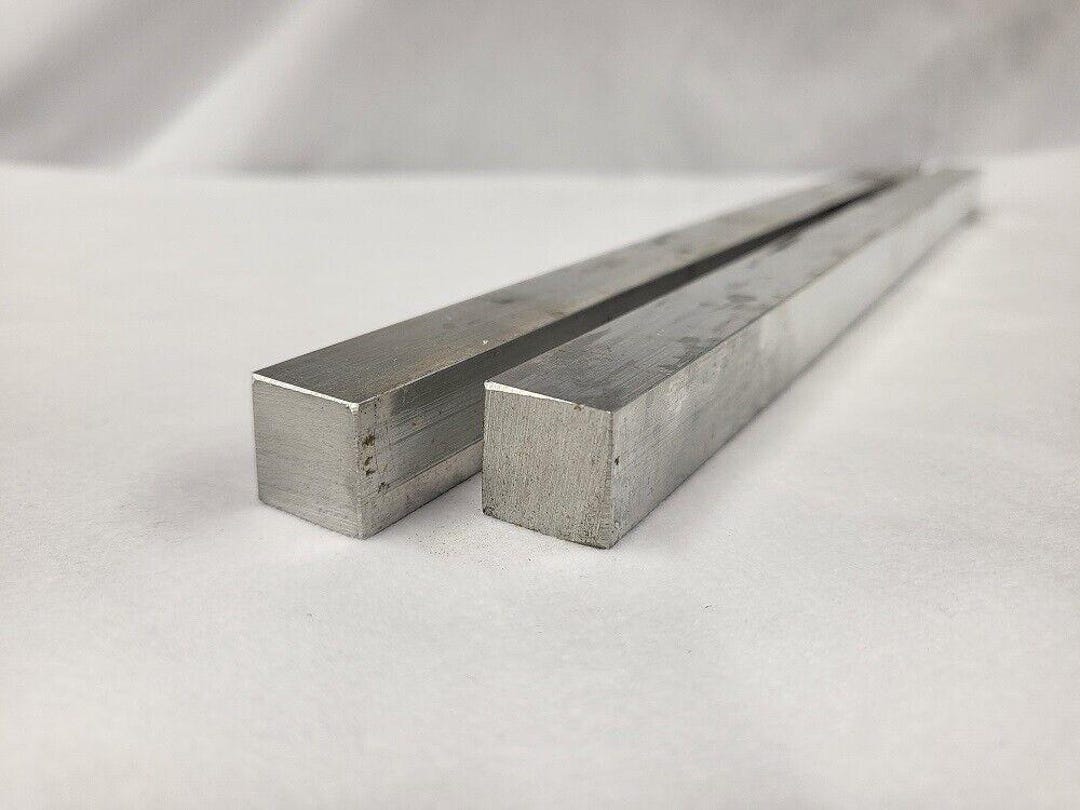 thumbnail image 2 of 6061 Aluminum Square Bar – 1" X 1" X 10" Solid Stock – T6511 Temper – Made In USA 2 of 6