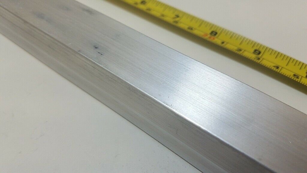 4" Aluminum 6061 Square Bar x 12" 