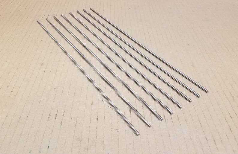 304 Stainless Steel 1/8 diameter rods Solid Etsy