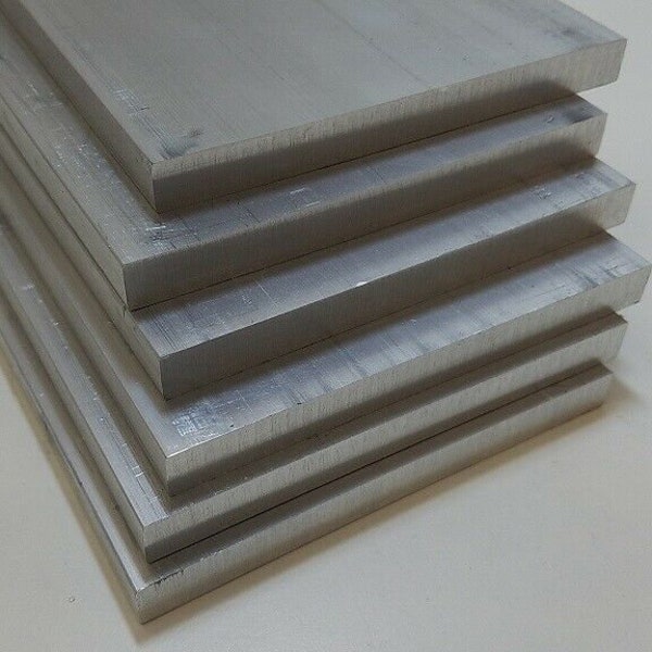 6061 Aluminum Flat Bar, 3/8" x 4" x 11" long, Solid Stock, Plate, Machining, Temper T6511