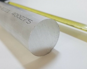 6061 Aluminum Round Bar, 1-1/2" Round, 11" long, Lathe, Solid, Temper T6511