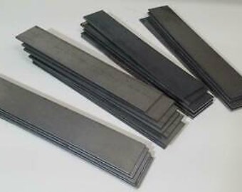 1095 Barra de acero al carbono laminado en caliente de 3/16" x 2" x 11", material para fabricación de cuchillos, palanquilla