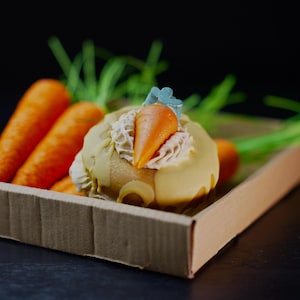 Carrot Cake Donut Handmade, Artisan Soap, Dessert Soap, Fake Food, Cold Process