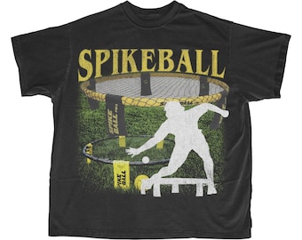 Roundnet Spikeball Sports Vintage Bootleg Style Shirt