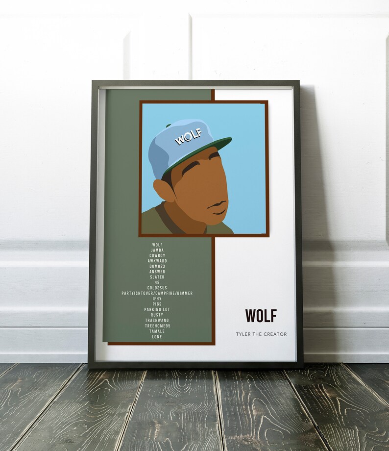 tyler the creator wolf album cover poster