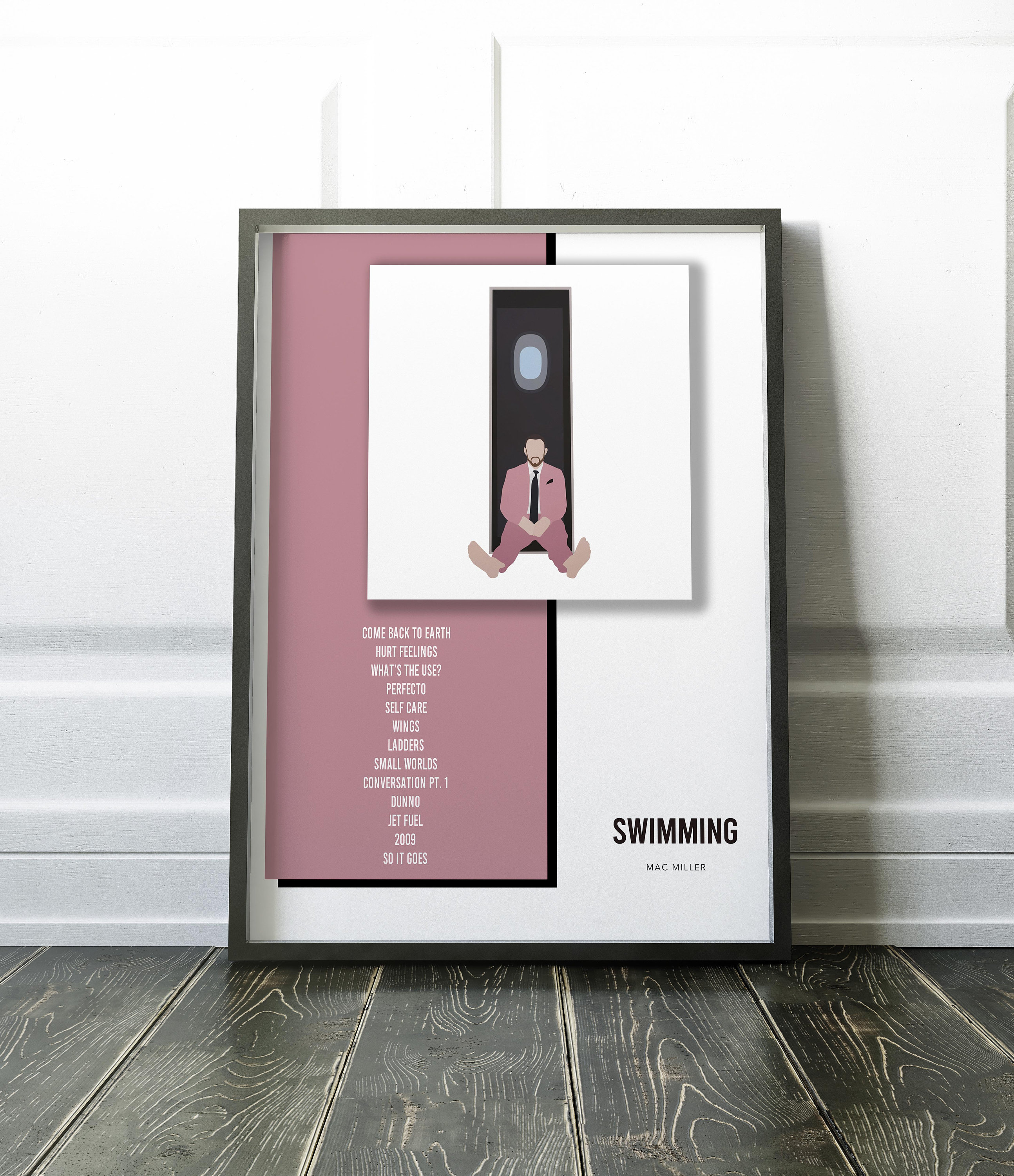 MAC MILLER Poster Swimming Album Cover Mac Miller Swimming Album Poster