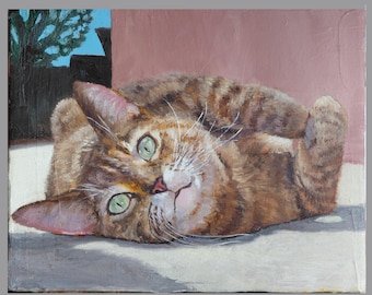 Custom HAND PAINTED oil portrait - Pet portraits, memorial portraits, heirloom gifts.